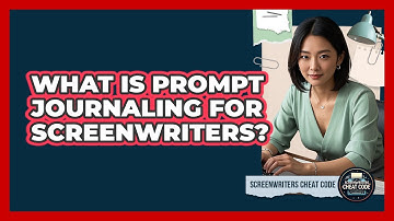 What Is Prompt Journaling For Screenwriters? - Screenwriter