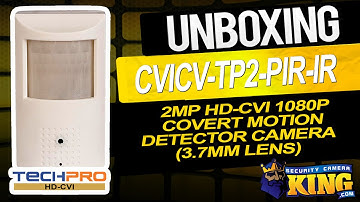 Unboxing - 2MP HD-CVI 1080p Covert Motion Detector Camera (3.7mm Lens) - CVICV-TP2-PIR-IR