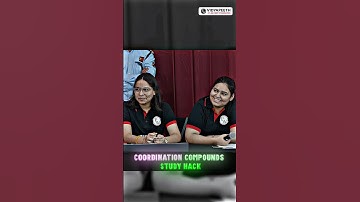 Coordination Compounds Study Hack! 🤯 || Junior Rocked, Toppers Shocked!