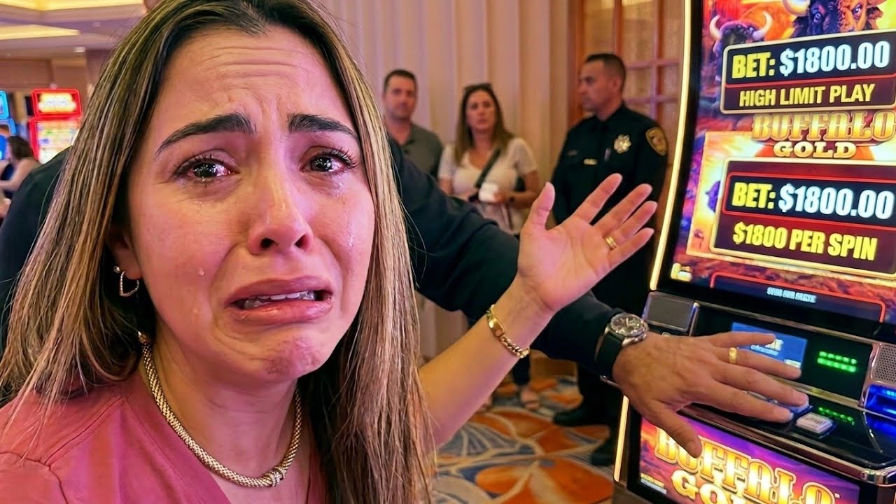 I Said STOP!!! As He Bet $1,800/Spin and I Almost Had a Meltdown!!