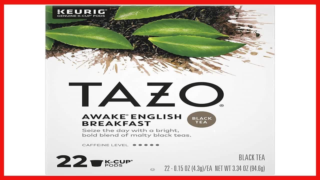 Tazo KCup Pods For a Bold Traditional BreakfastStyle Tea Black Tea