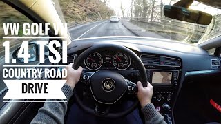 VW Golf VII 1.4 TSI (2016) - POV Country Road Drive