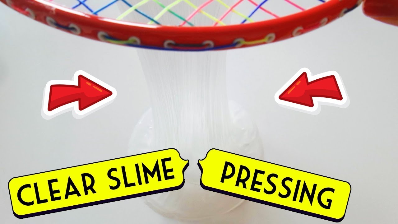 Clear Slime Pressing! Most Satisfying Slime Pressing Videos ASMR