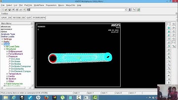 TRANSIENT  ANALYSIS IN  STRECTURAL USING  ANSYS 14.5