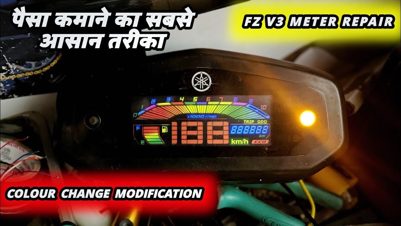 HOW TO MODIFIED OLD METER - FZ V3 SPEEDOMETER METER REPAIR - FZ V3 ...