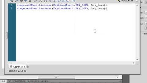 ActionScript 3. Урок flash 1: Отслеживаем события клавиатуры. (Виталий Кузьменко и Андрей Муха)
