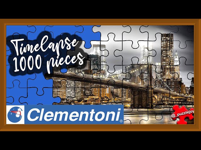 Puzzle 1000 pièces Clementoni High Quality New York - Puzzle