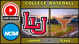 🔴 LIVE: Lamar vs Texas | NCAA College Baseball Scoreboard | Feb 17, 2026 | Longhorns