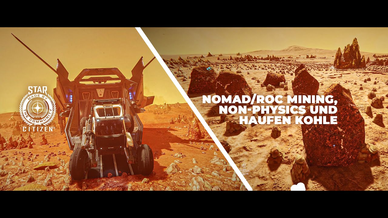 Nomad/ROC Mining, non-Physics und Haufen Kohle | Star Citizen alpha 3.11.1