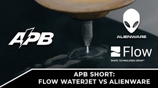 Alienware Laptop vs. FLOW Mach 500 CNC Waterjet