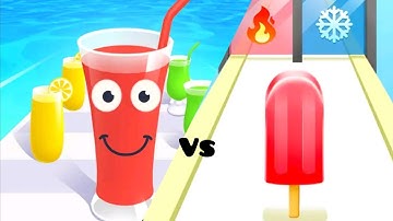 Juice Run VS Ice cream Game  - All Levels Gameplay Android,ios  BEST GAME FOR 2023