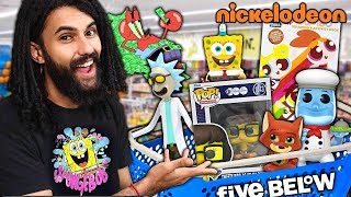 Seeing How Much NICKELODEON Merch We Can Find At The Dollar Store  *Mr Krabs Challenge*