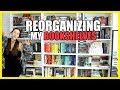 Reorganizing my Bookshelves 2019 || Books with Emily Fox