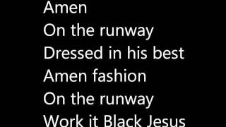 Lady Gaga - Black Jesus † Amen Fashion (lyrics!) HQ