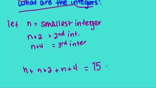 Coach Fred's ~ Word Problems involving Consecutive Integers and Geo Coach Fred S Alg Consecutive Odd Integers Word Problem