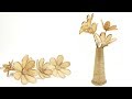 DIY Jute Flower Vase | DIY Jute Craft | Crafts Junction