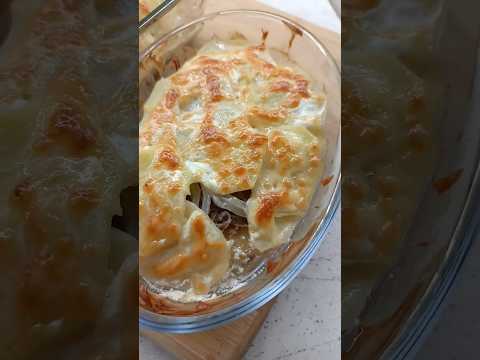 простой и вкусный рецепт картошки с мясом! сочный рецепт мяса по французски
