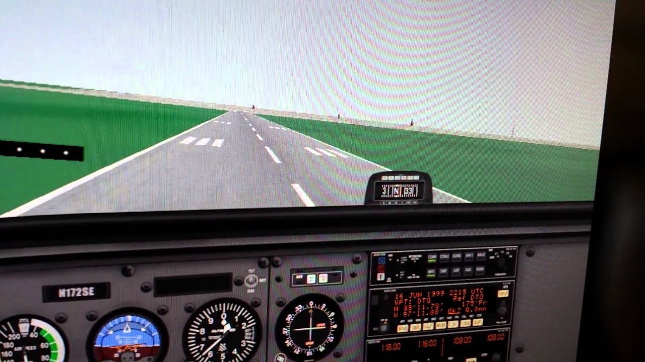 Fly 2k My first plane landing in