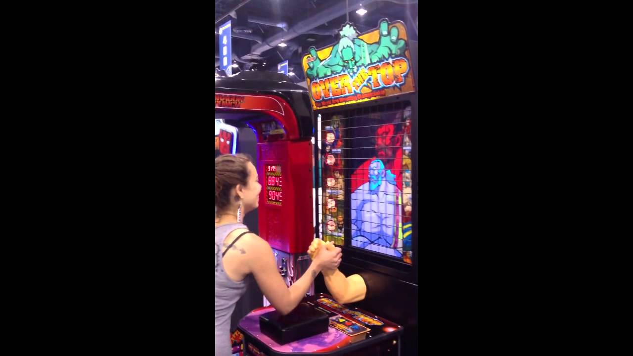 JOKR Beats The Female Game on Over the Top (Arm Wrestling)!