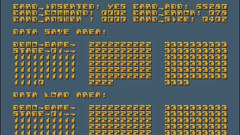 Memory Card Save & Load - Neo Geo Development with Neobitz Devkit + DATlib