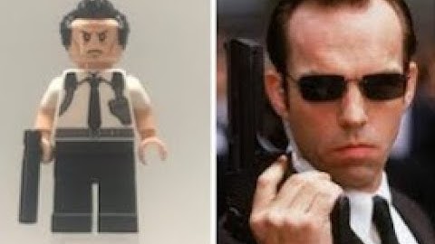 How to make Agent Smith from The Matrix in LEGO!