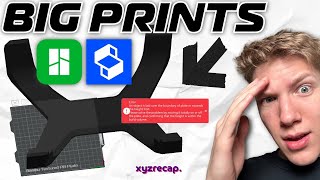 3D PRINT BIG PARTS (Easy!) Bambu Studio // Shapr3D Dovetail Jointing TUTORIAL #3dprinting #3dprinter