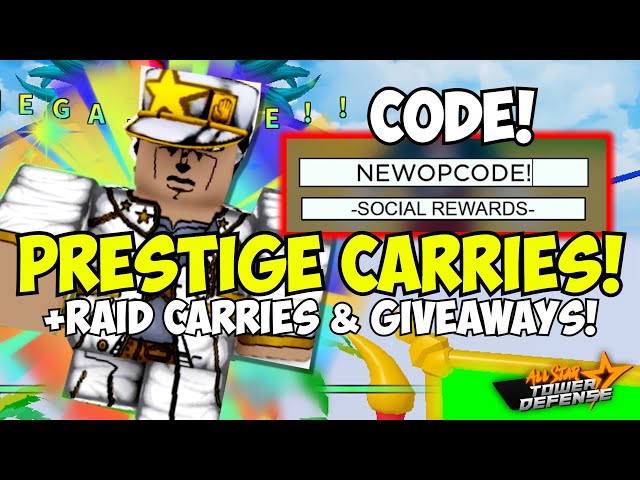 Code] Prestige Raid Carries & New Pegasus Warrior 6 Star Showcase