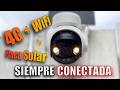 IMOU AOV PT, cámara exterior 4G + WiFi SIN CABLES ni enchufe. Perfecta para ZONAS RURALES !!!