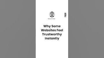 Why Some Websites Feel Trustworthy Instantly