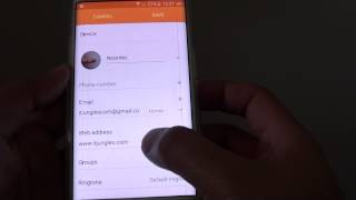 Samsung Galaxy S6 Edge: How to Customize a Ringtone for a  Contact screenshot 3