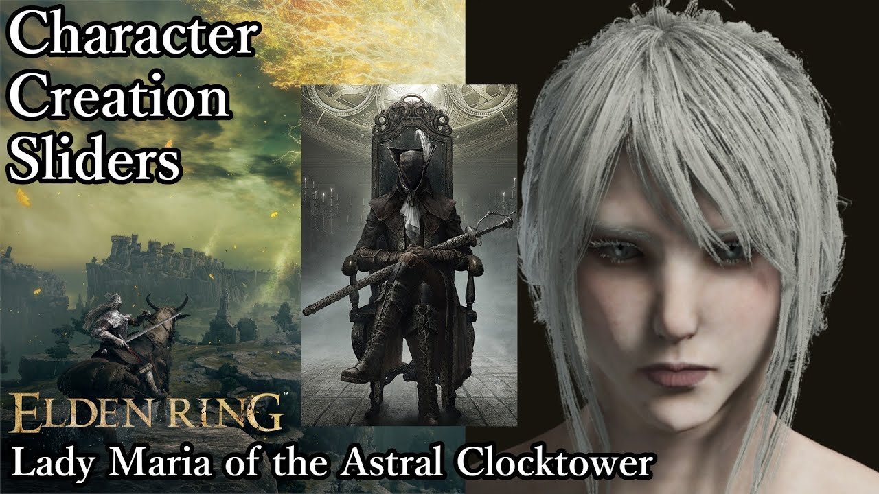 ELDEN RING Character Creation Lady Maria of the Astral Clocktower