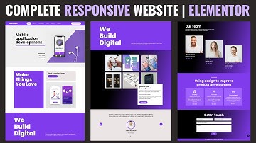 Design a Professional Digital Agency Website with Elementor | WordPress 2024🔥🔥