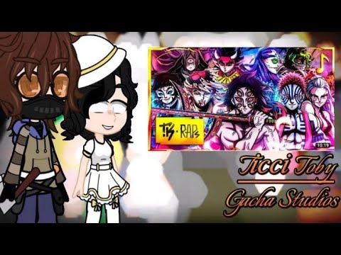 creepypastas reagindo ao rap dos luas superiores/ O Lua superior @TKRAPS #01