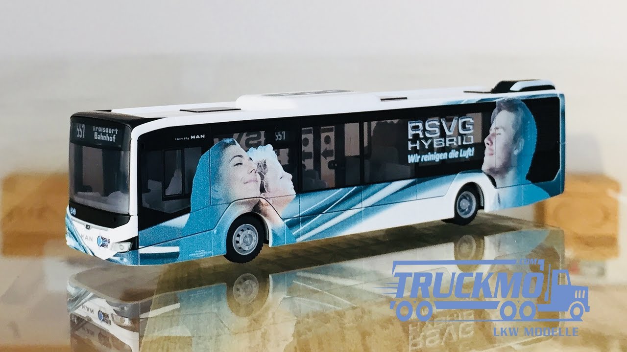 RSVG Troisdorf MAN Lions City 12´18 Hybrid 75312 Rietze Bus-Modell TRUCKMO