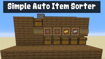 Simple Automatic Item Sorter Tutorial - 1.15.2 (Expandable)