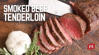 Perfect Smoked Beef Tenderloin