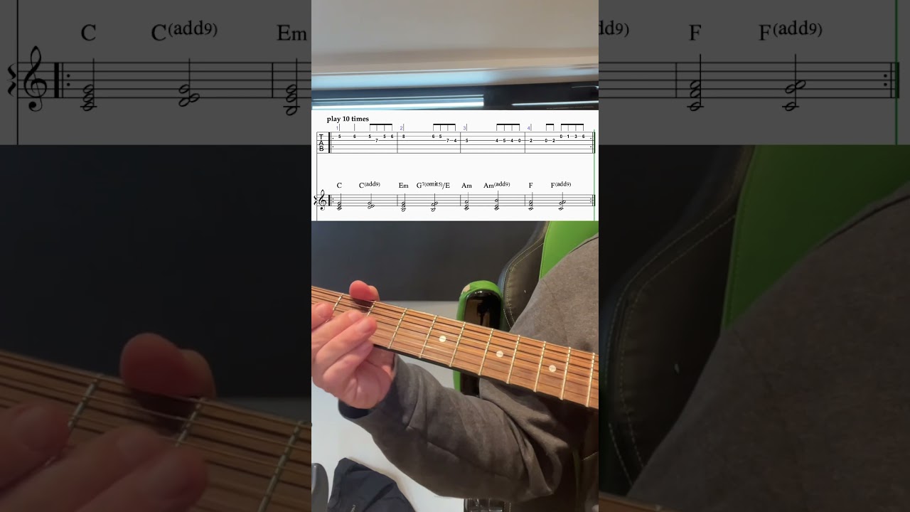 Melodic improvisation to target the 3rds of each chord 