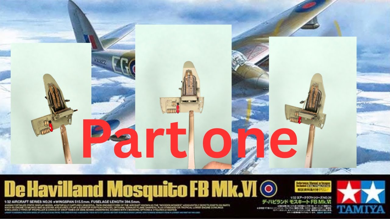🔧 Tamiya 1/32 Mosquito Build – Part 1: Cockpit Detailing Begins! 🛩️