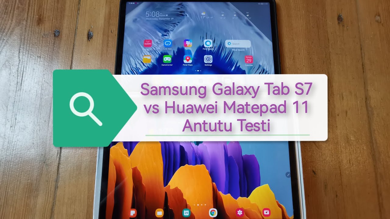 Samsung Galaxy Tab S7 ile Huawei Matepad 11 Antutu Testi - YouTube
