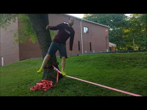 come camminare uno slackline