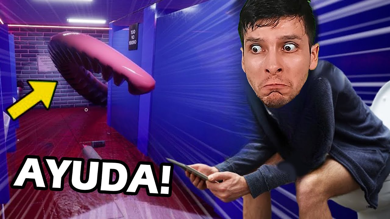 ESTOY ATRAPADO en EL BAÑO (TODOS LOS FINALES) - Toilet Chronicles