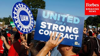 Congressional Progressive Caucus Rallies On The House Floor For Solidarity For Striking UAW Members