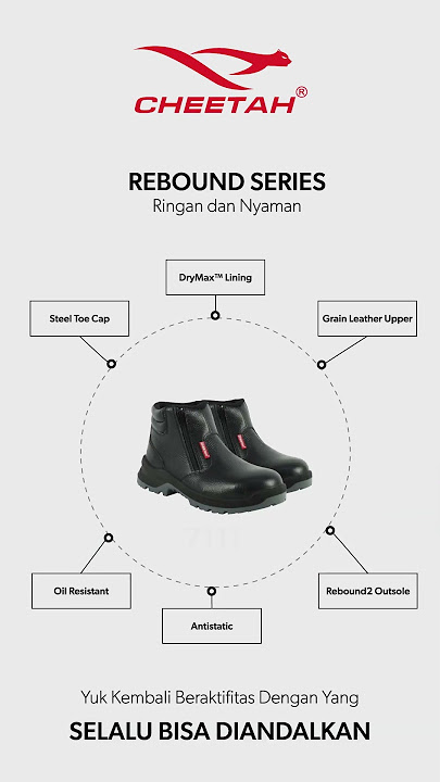 SELALU BISA DIANDALKAN !! Rebound Series | Sepatu Safety Cheetah