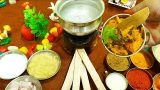 Miniauture Soya Biryani Recipe Miniauture Cooking ,Tiny Meal Maker Biryani