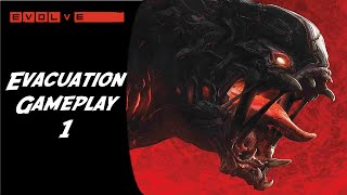 Evolve Beta: Evacuation Gameplay (Hunter Win)