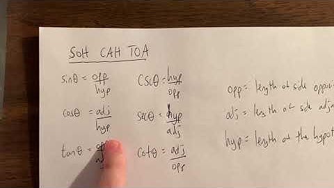 Pre-Calculus Topics: Right Triangle Trigonometry