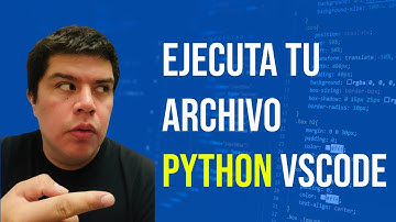 como EJECUTAR un archivo PYTHON en VISUAL STUDIO CODE 👍