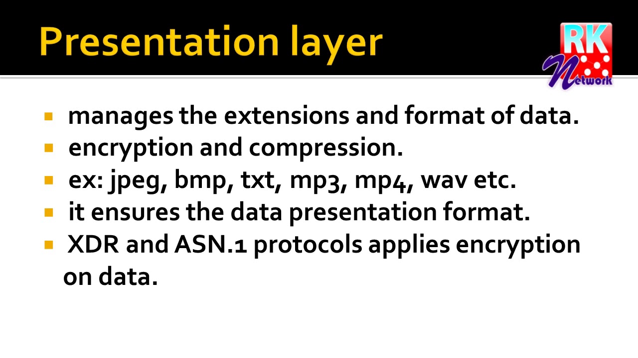 Presentation layer part 5 - YouTube