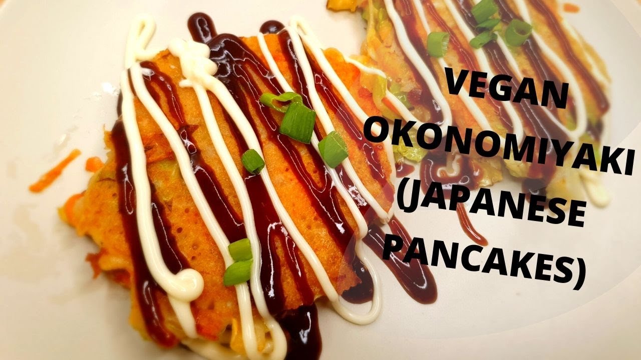 MAKING A SIMPLE VEGAN OKONOMIYAKI    Vegan Japanese Street Food (Japanese Pancake)   That Vegan Dad