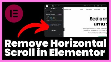 How to Remove Horizontal Scroll in Elementor